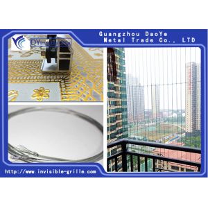Buy cheap Intelligent Invisible Safety Grill Slim Stainless Steel Wires Material from wholesalers