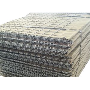 Buy cheap Galvanized Welded Mesh Military Barrier 76.2x76.2mm for Flood Control from wholesalers