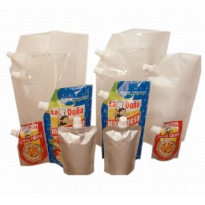 Buy cheap Aluminum Foil Plain Spout Pouch Packaging With Cap from wholesalers