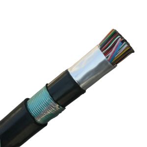 Buy cheap double armored 1-500 Pair Pair 0.5mm 0.4mm 0.6mm HYAT HYAC HYA Armoured Jelly Filled Cat3 Telephone Cable from wholesalers