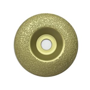 Buy cheap OEM Vacuum Brazed Diamond Cup Wheel For Concrete With Hole Arbor from wholesalers