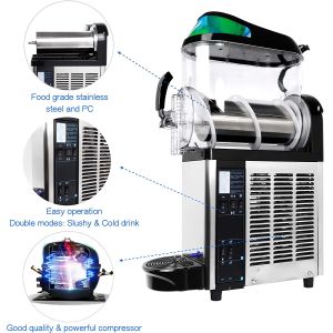 Buy cheap Commercial Ice Frozen Drink Slush Machine Slushy Granita R404A from wholesalers