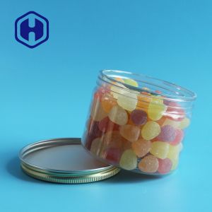 Custom 260ml Plastic Cosmetic Jar Transparent PET Boby Butter Packaging