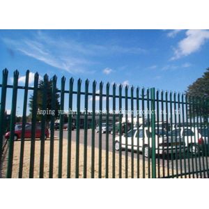 Buy cheap Triple Pointed Steel Palisade Fencing Gates Easily Assembled Low Maintenance from wholesalers