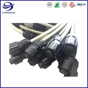 Middle 5.0mm IP67 Waterproof Connectors Wire Harness for Refrigerator