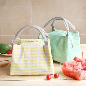 Buy cheap Reusable Soft Insulated Cooler Bag Large Capacity With Linen Fabric Material product