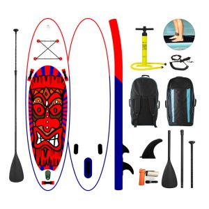 Buy cheap 2022 FUSION TECH new design inflatable stand up padlle board soft top air inflate sup paddle board with fins from wholesalers