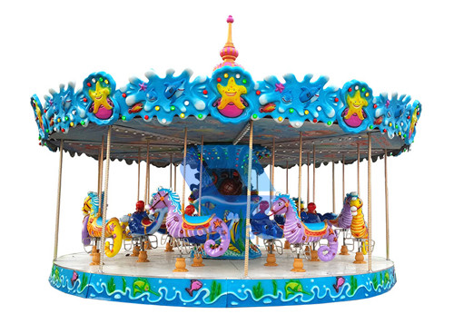 Buy cheap Decoration Custom Theme Park Carousel 24 Passenger Kids Riding Carousel CE Approved from wholesalers