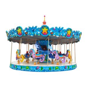 Buy cheap Decoration Custom Theme Park Carousel 24 Passenger Kids Riding Carousel CE Approved from wholesalers