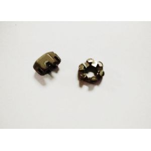 Buy cheap Environmentally Friendly Thickening Slotted Hex Nut , M18 X 1.5 Slotted Lock Nut Thickness 8mm from wholesalers