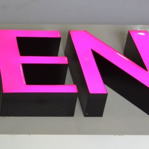 Led back light fillable letters acrylic letter beads