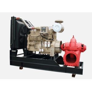 Buy cheap 350GPM cummins diesel engine fire pump set 200hp horizontal stainless impeller water Irrigation from wholesalers