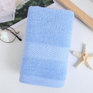 100% Cotton Custom Plain Household Towel 32 Strands Quick Drying Absorbent