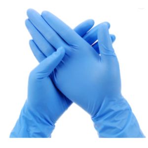Buy cheap CE FDA510K Nitrile Medical Disposable Glove Blue White Purple Black from wholesalers