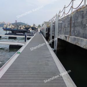 Buy cheap Waterproof WPC Aluminum Floating Docks Marine Pontoon Commercial from wholesalers