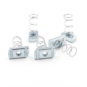 Buy cheap Zinc Plated M6 M8 M10 T Channel Spring Nut for Long Spring Strut in Metric Measurement System from wholesalers