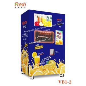 Buy cheap Orange automatic Vending Machine azure Color fresh Fruit Juice Vending Machine For School Shops Use commercial mall from wholesalers