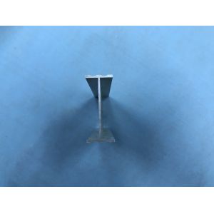 Buy cheap Durable Aluminium Partition Profiles With White Bronze And Silver Anodizing from wholesalers