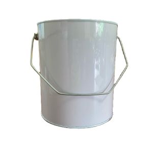 Buy cheap Chemical 4 Litre Empty Paint Tins Containers White Coating from wholesalers