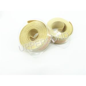 Buy cheap Custom Cigarette Spare Parts Yellow Garniture Tape With Glue from wholesalers