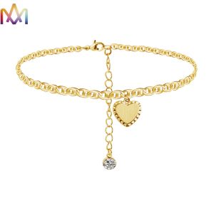 Buy cheap Adjustable Womens Engraved Heart Pendant Bracelet from wholesalers
