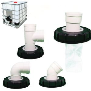 Buy cheap Sample Customization IBC Tank Elbow Pipe Fitting and Parts Plumbing Fittings 24.5cm from wholesalers