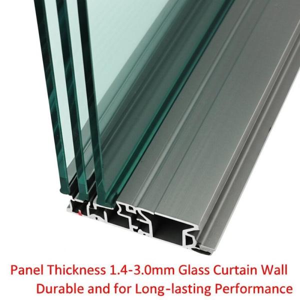 Buy cheap Panel Thickness 1.4-3.0mm Glass Curtain Wall Durable and for Long-lasting Performance from wholesalers