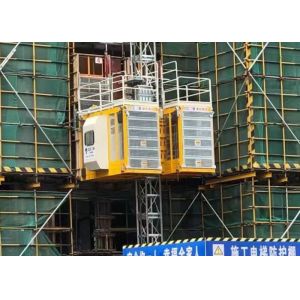 Buy cheap 46M/Min VFC Motors and Helical Gearbox SC200/200BZ Man Material Rack And Pinion Hoists from wholesalers