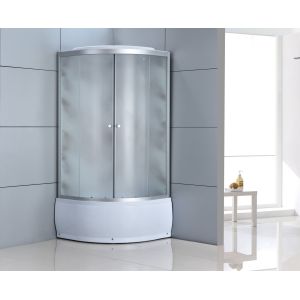 Buy cheap Bathroom White Quadrant Shower Enclosure Aluminum Frame from wholesalers