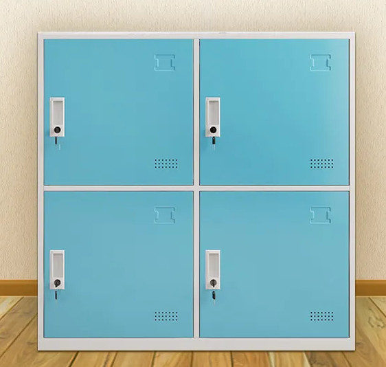 Quality Customized RAL Steel Storage Locker School Students Metal 4 Doors for sale