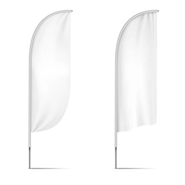 Advertising Print Promo Logo Feather Promote Flags Custom Advertisement Banner