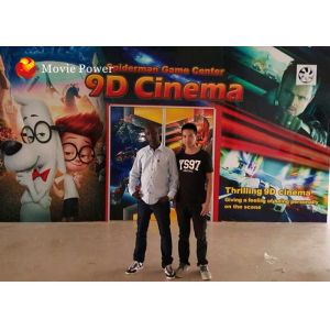 Customized Back poking / Air injection Chair 7D Movie Theater