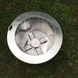 Buy cheap 13 Inch Double Wall Smokeless Stainless Steel Fire Pit 15.5 Inch Portable from wholesalers