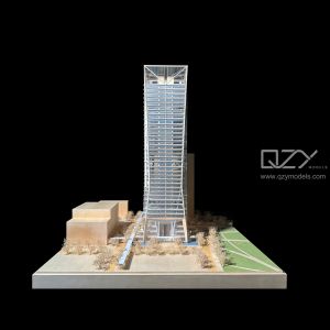 Buy cheap Wooden Miniature Skyscraper Model Qianhai Office Building Project from wholesalers