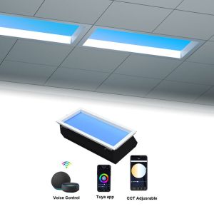 Buy cheap 40W LED Ceiling Light Panel with Adjustable Color Temperature, Brightness, Smart App & DIY Modes from wholesalers