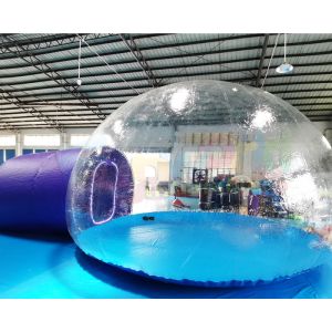 Round Transparent Stent Inflatable Party Tent Crystal Bubble Dome