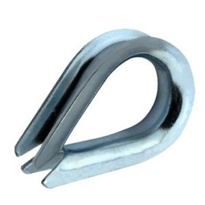 Buy cheap Galvanized Stainless Steel Wire Rope Thimbles DIN6899 Heavy Duty Thimble from wholesalers