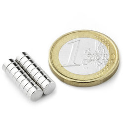 Buy cheap D5x2mm Zinc Plating Disc NdFeB Magnet/ Round Neodymium Magnets from wholesalers