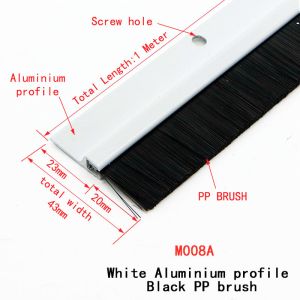 Buy cheap Wooden Door Bottom Brush Sweep Wind Proof Block Insects from wholesalers