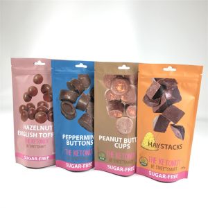 Buy cheap CMYK 110mic Zipper Stand Up Pouch Edibles Hemp Child Proof Mylar Bags from wholesalers