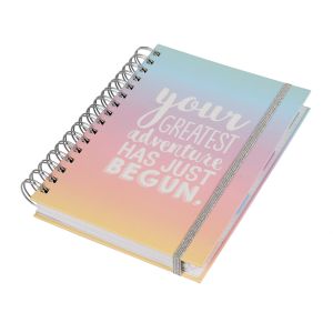 OPP Agenda Organizer Planner Notebook Laminated Spiral Bound OPP 8 Inches X 9.5