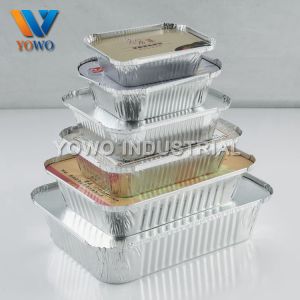 Buy cheap Recyclable 260ml Disposable Aluminum Foil Food Containers product