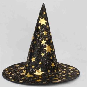 Buy cheap Multi Color Halloween Party Crafts Knitted Fabric Wizard Hat Star Pattern product