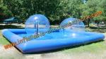 Buy cheap Blue Inflatable Human Sized Hamster Ball / Inflatable Walk On Water Ball from wholesalers