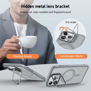 12FT Drop Protection Magnetic Phone Case With MagSafe Camera Stand