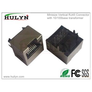 Buy cheap RJ45 with transformer RJ45 JACK Gigabit Vertical from wholesalers