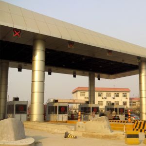 Buy cheap Prefabricated Toll Plaza Building Canopy 0.8mm 50mm Roof For Construction from wholesalers