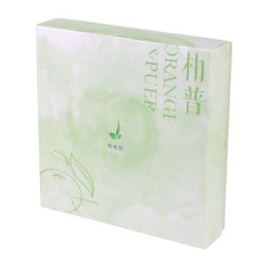 Tea Packaging 300gsm Ivory Board Box Square Shape With Card Tray