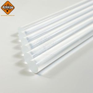 China 8/11mm x 30cm White Transparent Odorless EVA Polyolefin Hot Melt Glue Sticks - General Purpose on sale