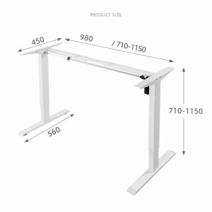 Buy cheap Office Building Electric Height Adjustable Desk with Unique Wooden Coffee Table Design from wholesalers